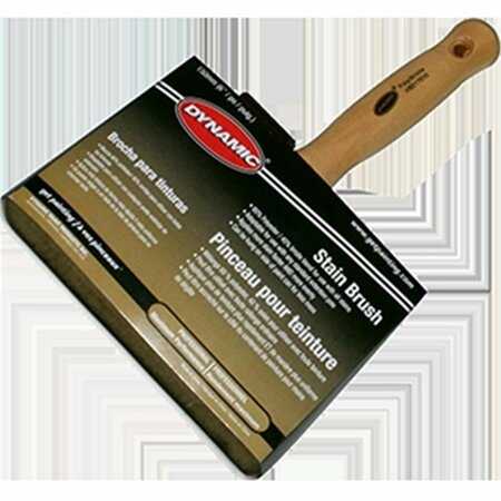 BEAUTYBLADE HB217015 6 x 0.12 in. Extra Thick Stain Brush BE3573130